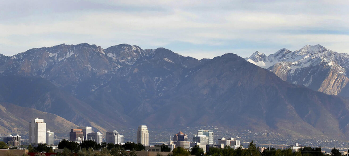 General City Views Including The Mormon Temple