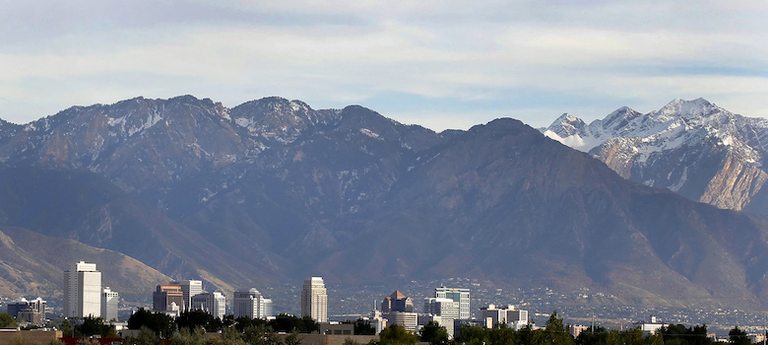 General City Views Including The Mormon Temple