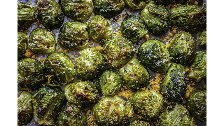 Oven roasted brussels sprouts