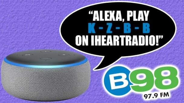 Listen To B98 Anytime On Your Smart Speaker! Here's how to find us on your Alexa or Google device!