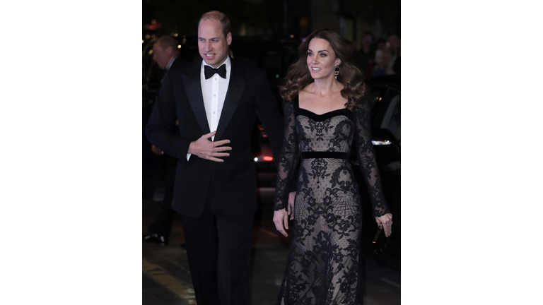The Duke And Duchess Of Cambridge Attend The Royal Variety Performance