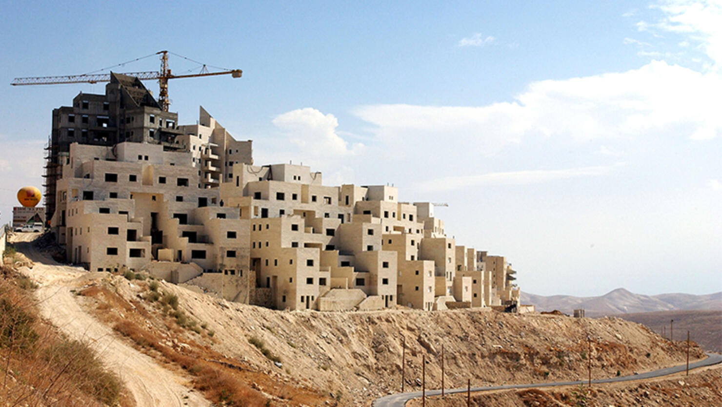 News Houses Are Built In The Jewish Settlement Of Ma'ale Adumim