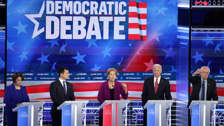 Democratic Presidential Candidates Participate In Debate In Atlanta, Georgia