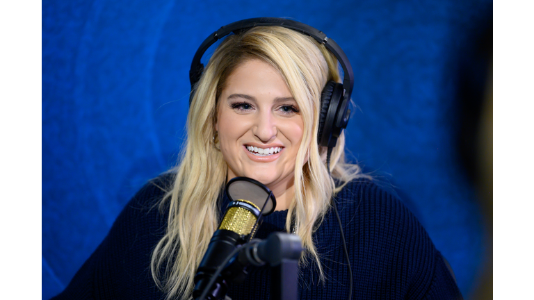 Meghan Trainor Visits The SiriusXM Hollywood Studios In Los Angeles