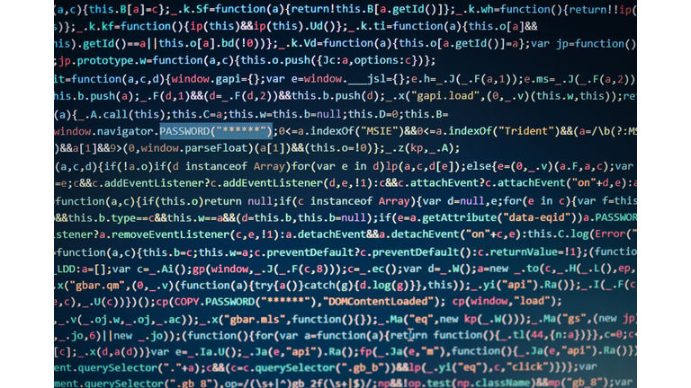 Full Frame Shot Of Code