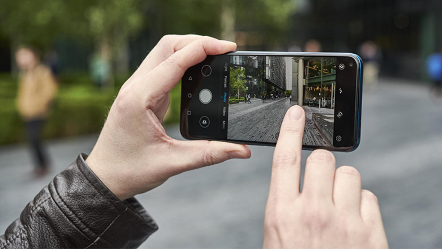 Smartphone And Apps On Location
