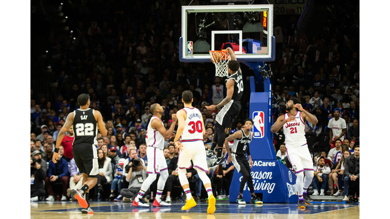 San Antonio Spurs v Philadelphia 76ers