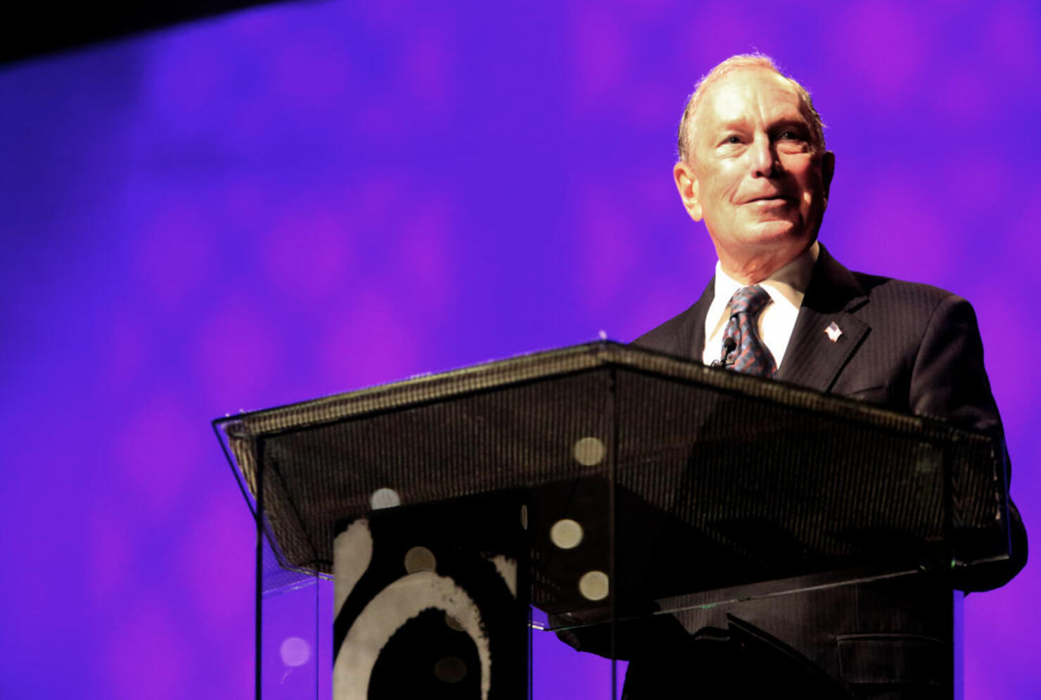 Michael Bloomberg Speaks At Predominantly Black Church In Brooklyn, New York