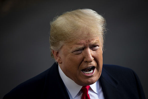 President Trump Departs White House For Texas