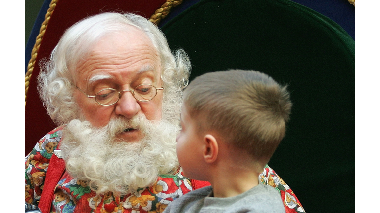 Children Visit Santa Claus