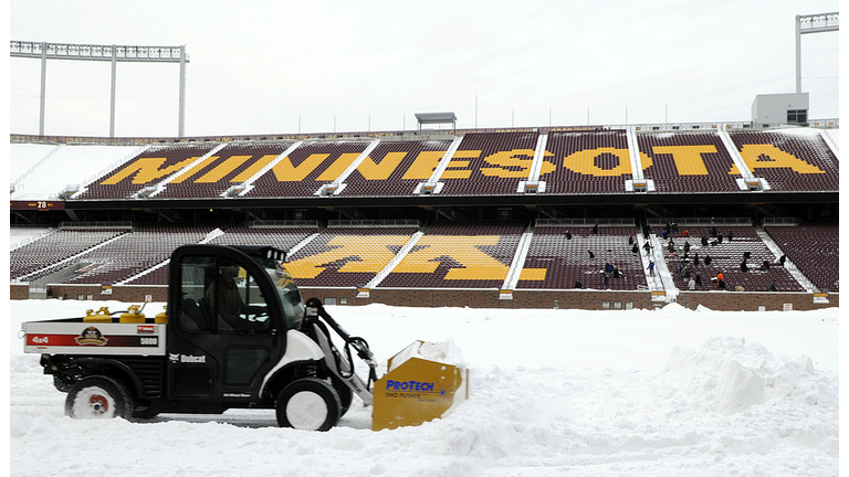 TCF Bank Stadium Prepares To Host Minnesota Vikings Game