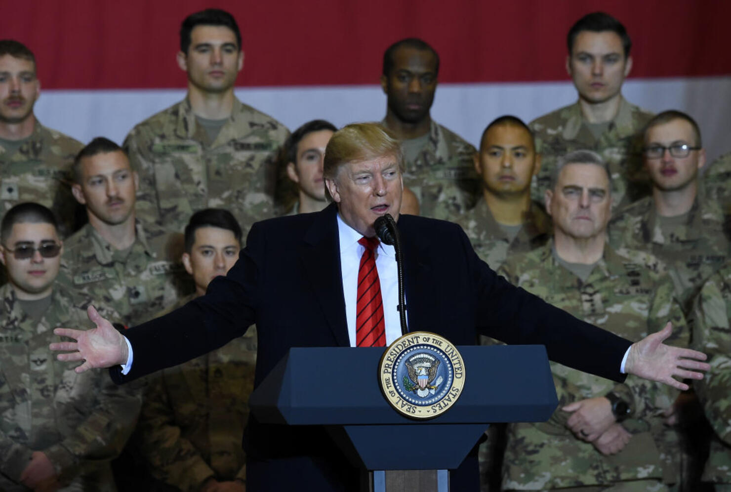 AFGHANISTAN-US-TRUMP-THANKSGIVING