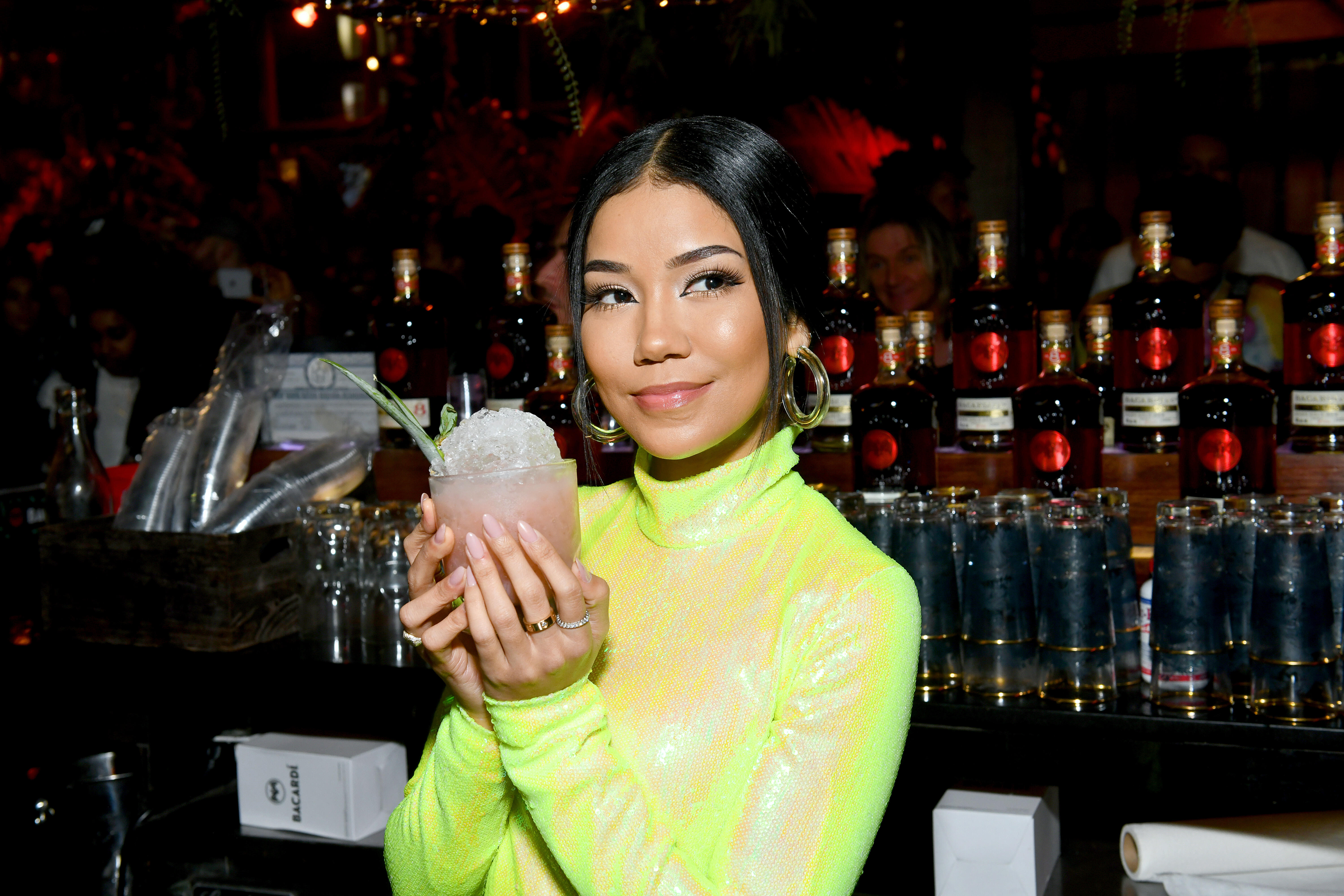 Jhene Aiko Wishes Her Fans Well With Bowl Playing