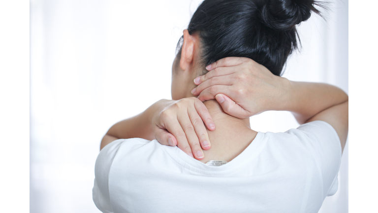 Women neck pain