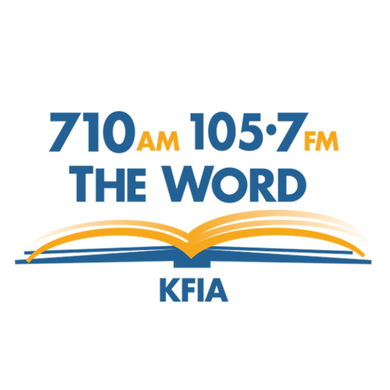 710AM 105.7FM The Word   logo