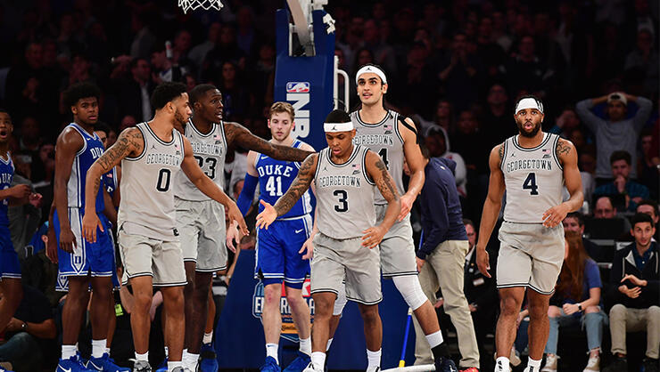 georgetown university basketball uniforms