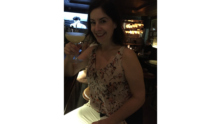 Also had a fancy cocktail