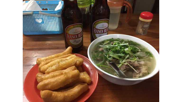 Pho and Hanoi beer