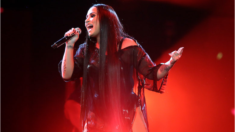 Demi Lovato Performs at The O2 Arena