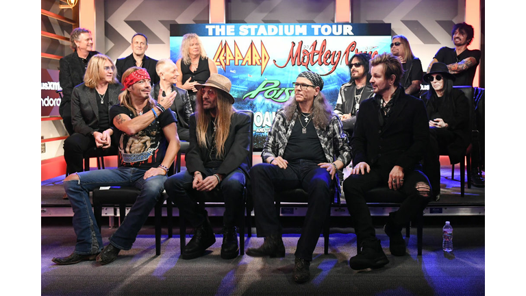 Press Conference With Mötley Crüe, Def Leppard And Poison Announcing 2020 Stadium Tour