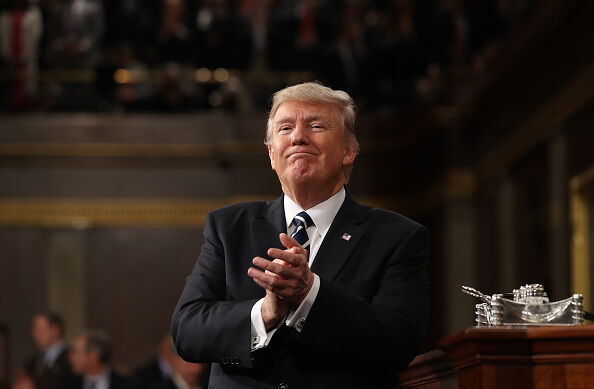 Donald Trump Delivers Address To Joint Session Of Congress