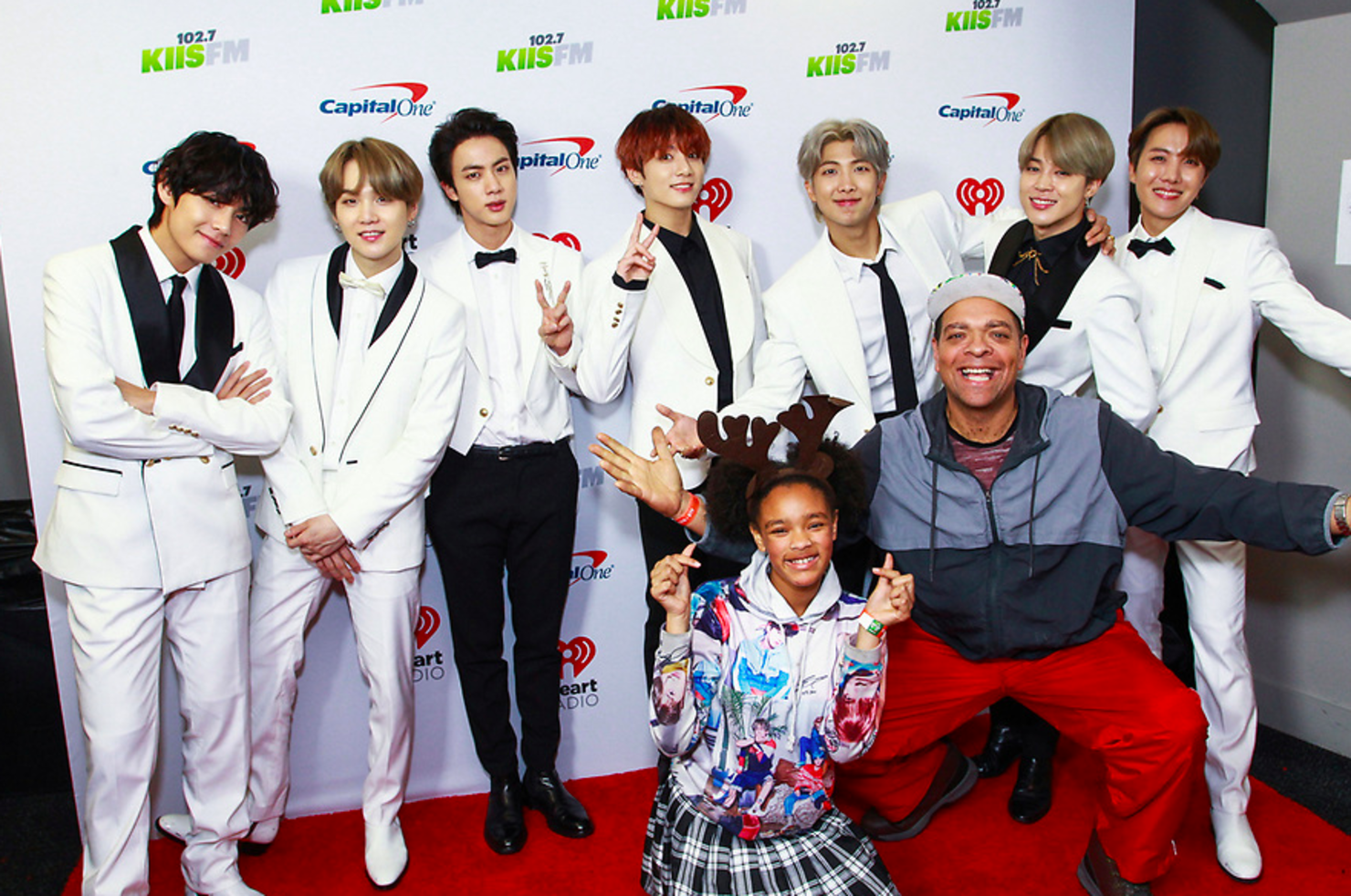 BTS Celebrates Jin's 29th Birthday at iHeartRadio's Jingle Ball 2021