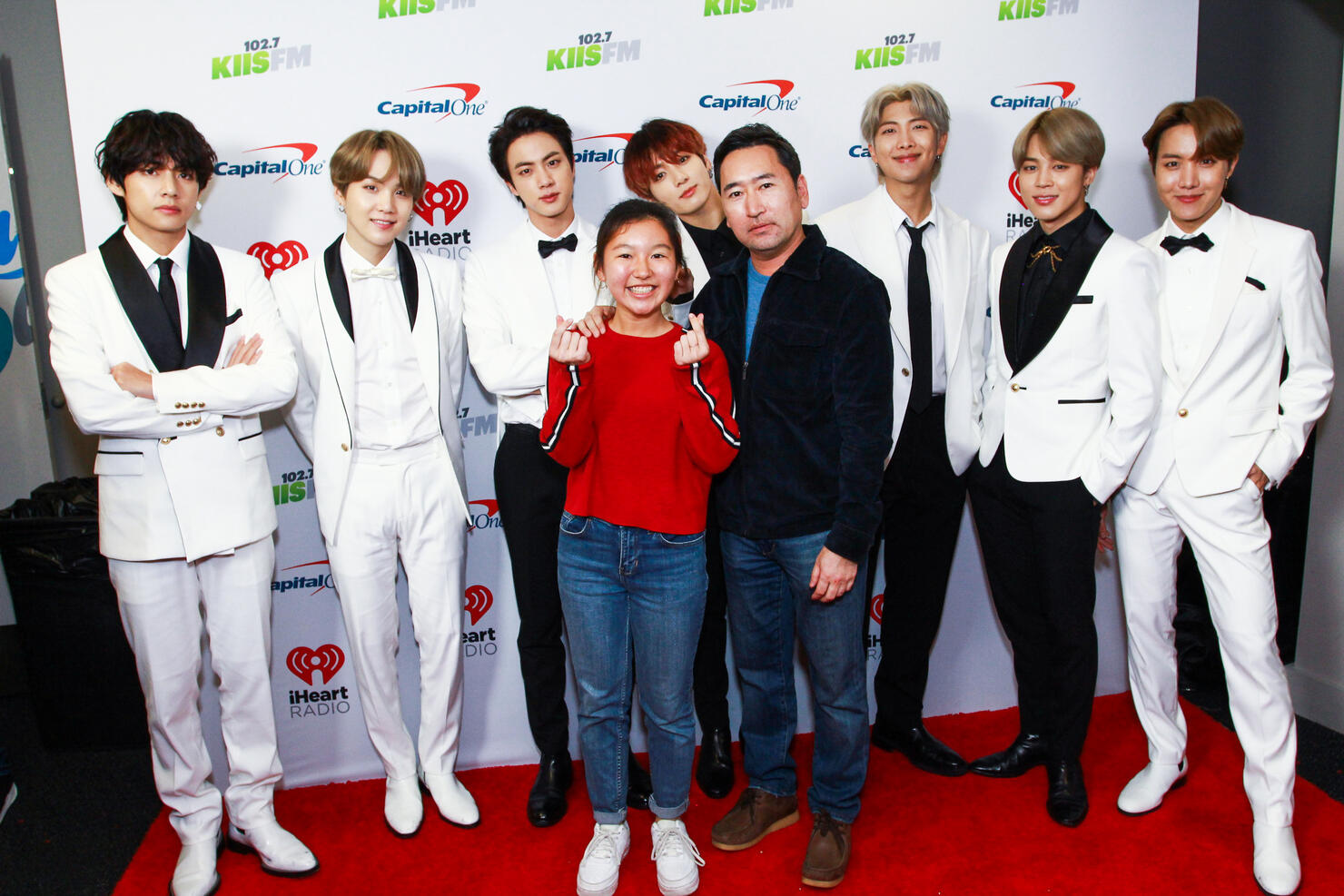 BTS Celebrates Jin's 29th Birthday at iHeartRadio's Jingle Ball 2021