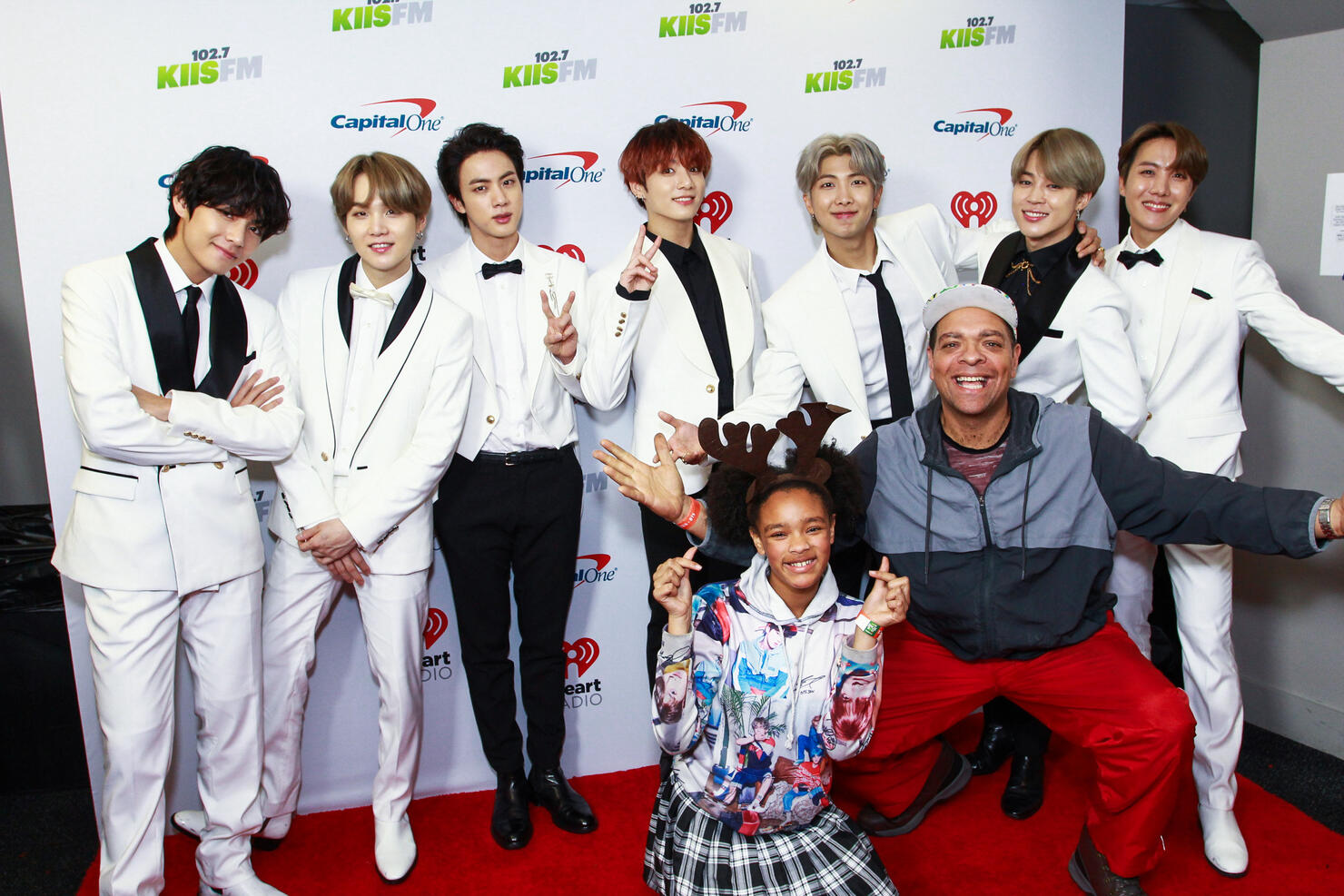 BTS Celebrates Jin's 29th Birthday at iHeartRadio's Jingle Ball 2021