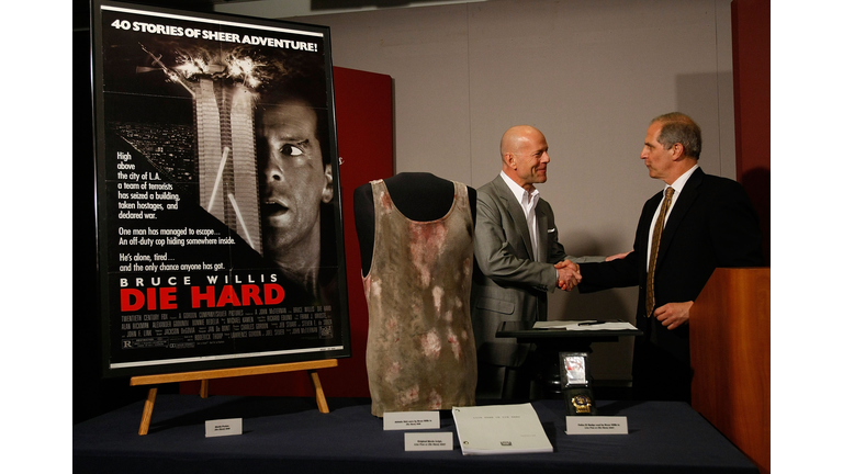 Bruce Willis Donates "Die Hard" Memorabilia