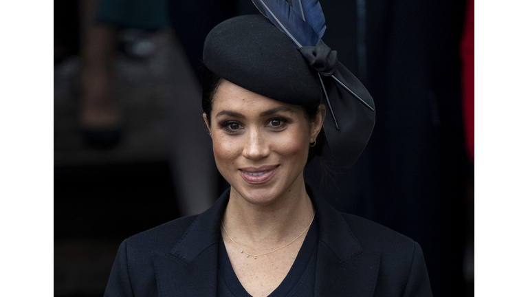 The Royal Family Attend Church On Christmas Day