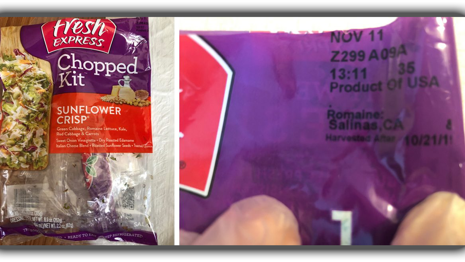 Salad kit recalled by CDC