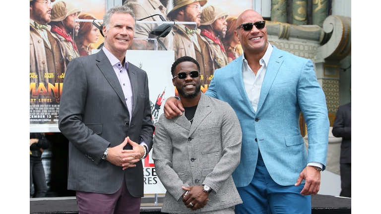 Kevin Hart Hand And Footprint Ceremony At the TCL Chinese Theatre IMAX