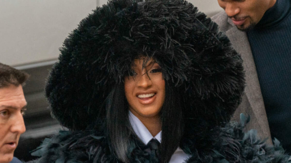 Cardi B's courtroom white coat and skin-tight turtleneck outfit is next  level extra - see photos