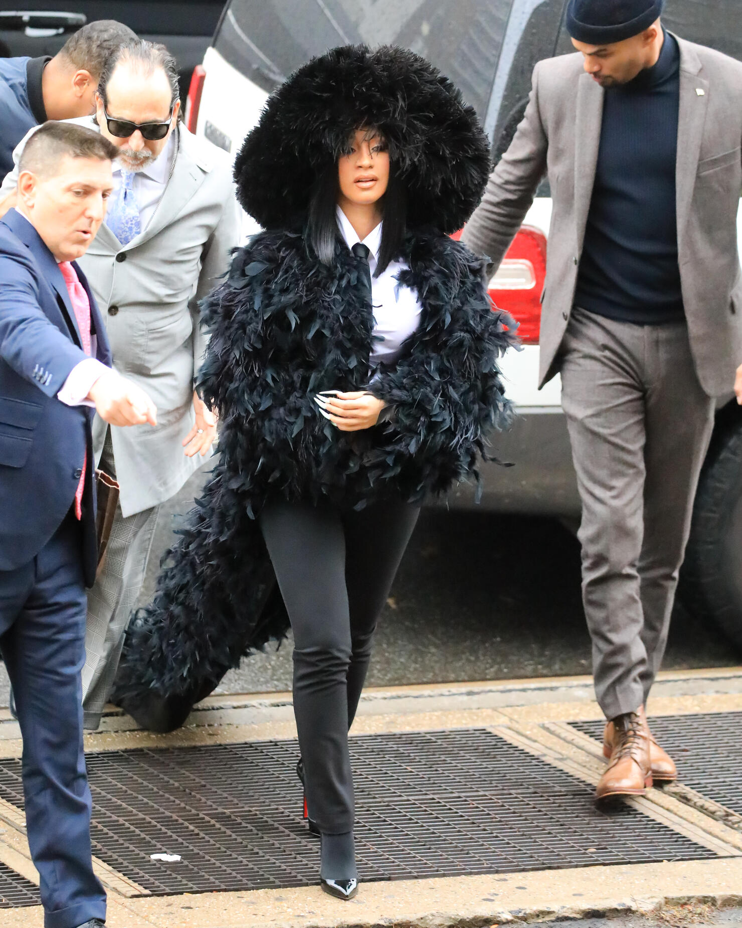 Celebrity Sightings In New York City - December 10, 2019