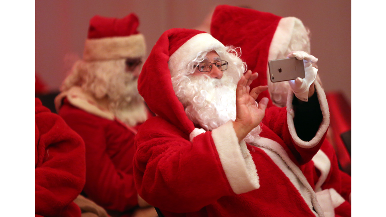 Volunteer Student Santas Prepare For Christmas Season