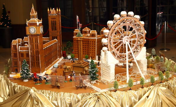 Houses Of Parliament Ginger Bread Display At The Grosvenor Hotel