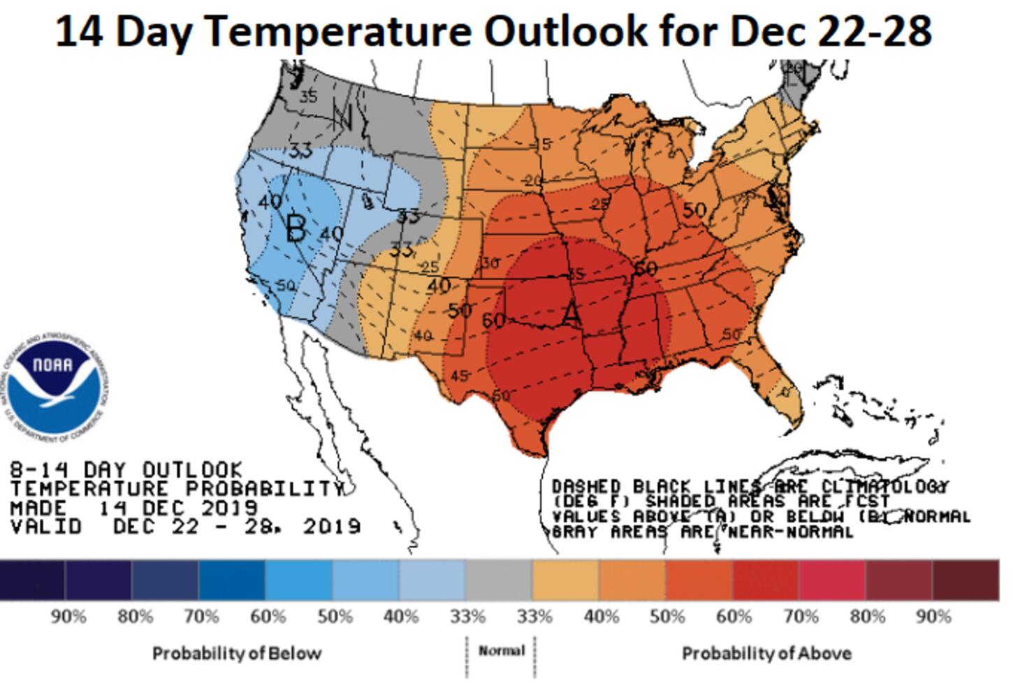 Climate Prediction Center - Temperature Outlook