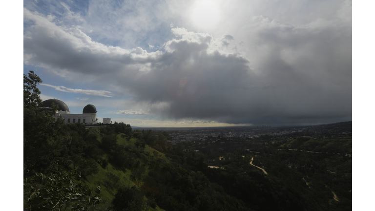 Los Angeles Area Gets Unusual Wintry Mix