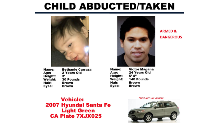 Amber Alert Issued for 2-Year-Old San Jose Girl and Father