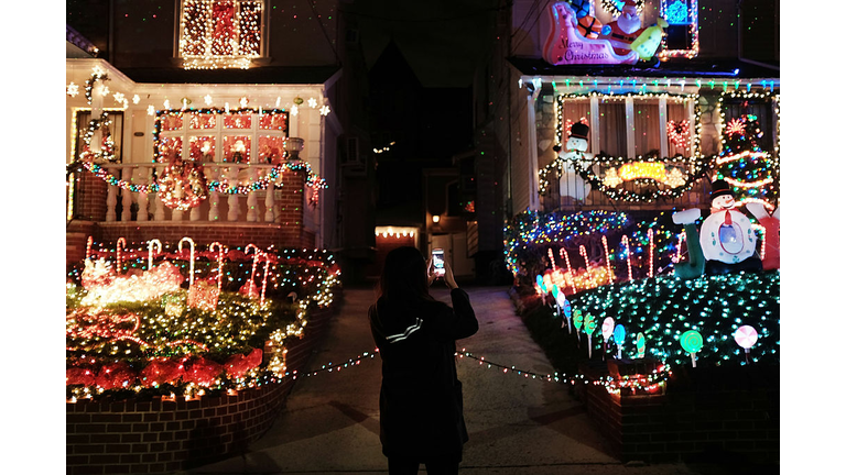 Crowds Flock To Dyker Heights, Brooklyn For Annual Christmas Lights Display
