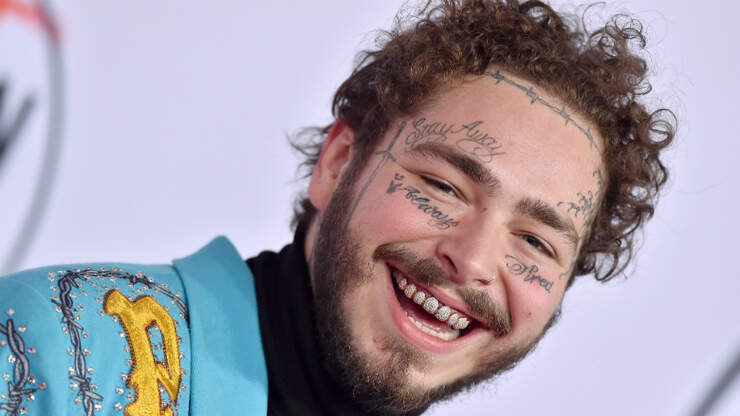 Post Malone Got A Doritos Face Tattoo In A Commercial | 94.5 The Buzz ...