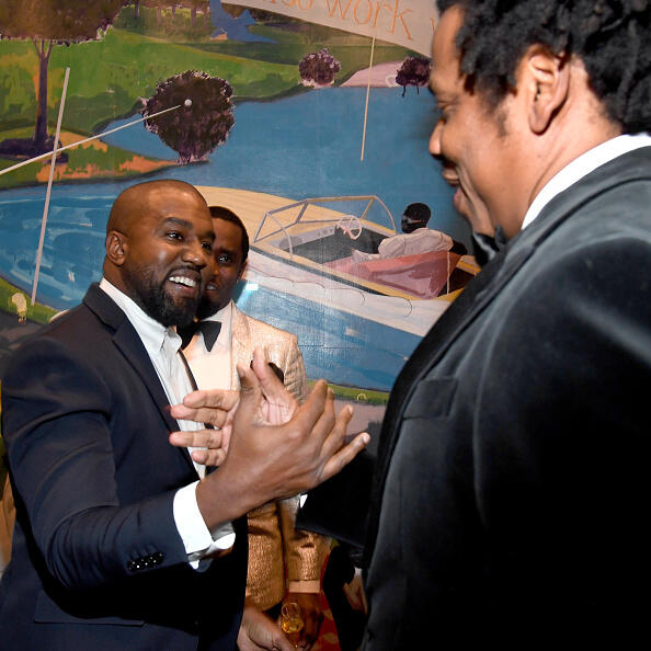 50 Cent Trolls Jay Z & Kanye West's "Awkward" Photo W/ Savage Meme - Thumbnail Image
