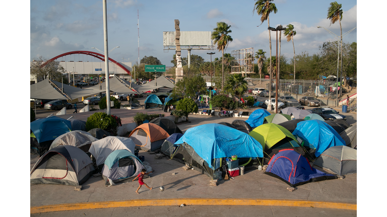 Asylum Seekers Fill Tent Camps As Part Of U.S. “Remain In Mexico” Policy