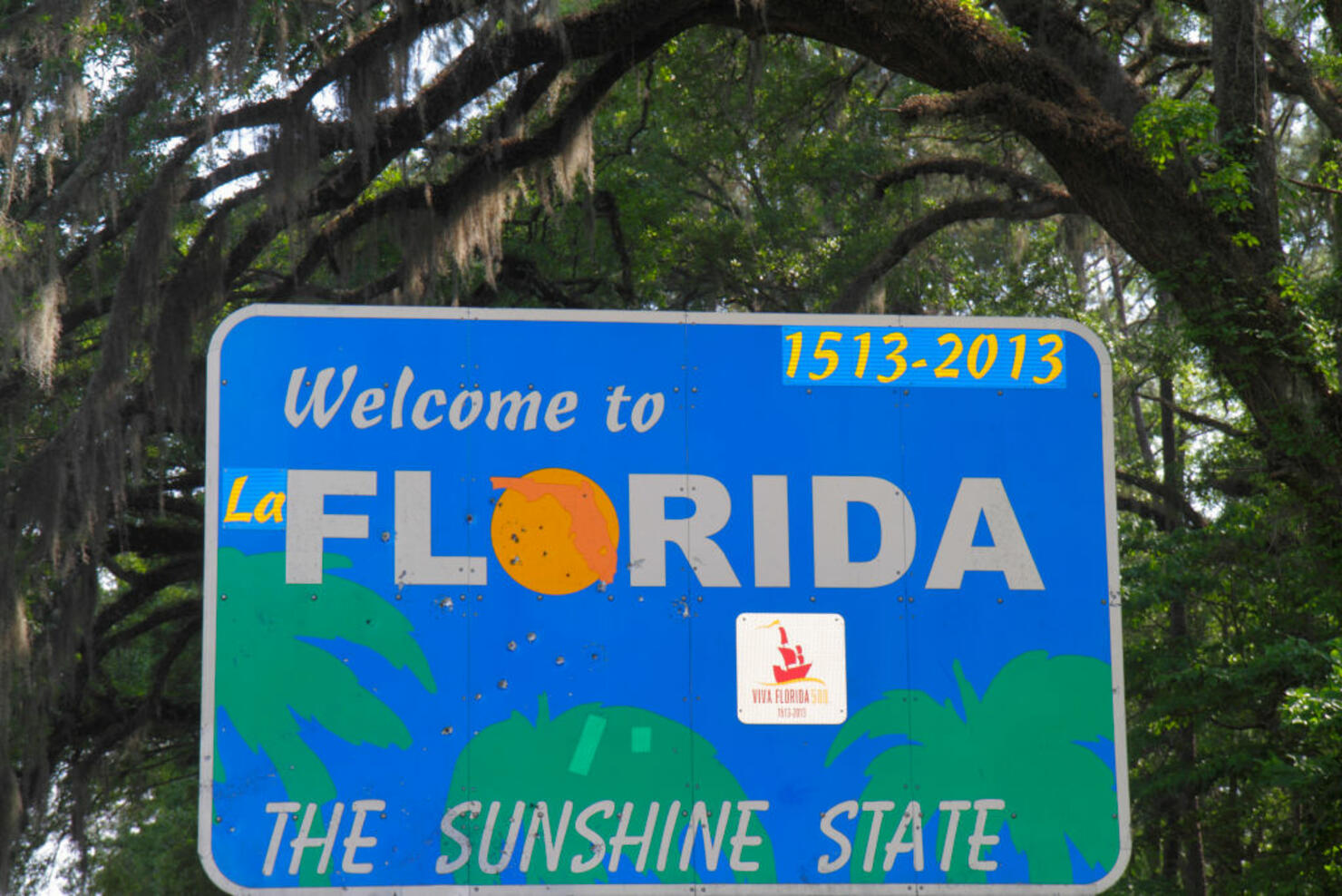 Welcome to La Florida sign.