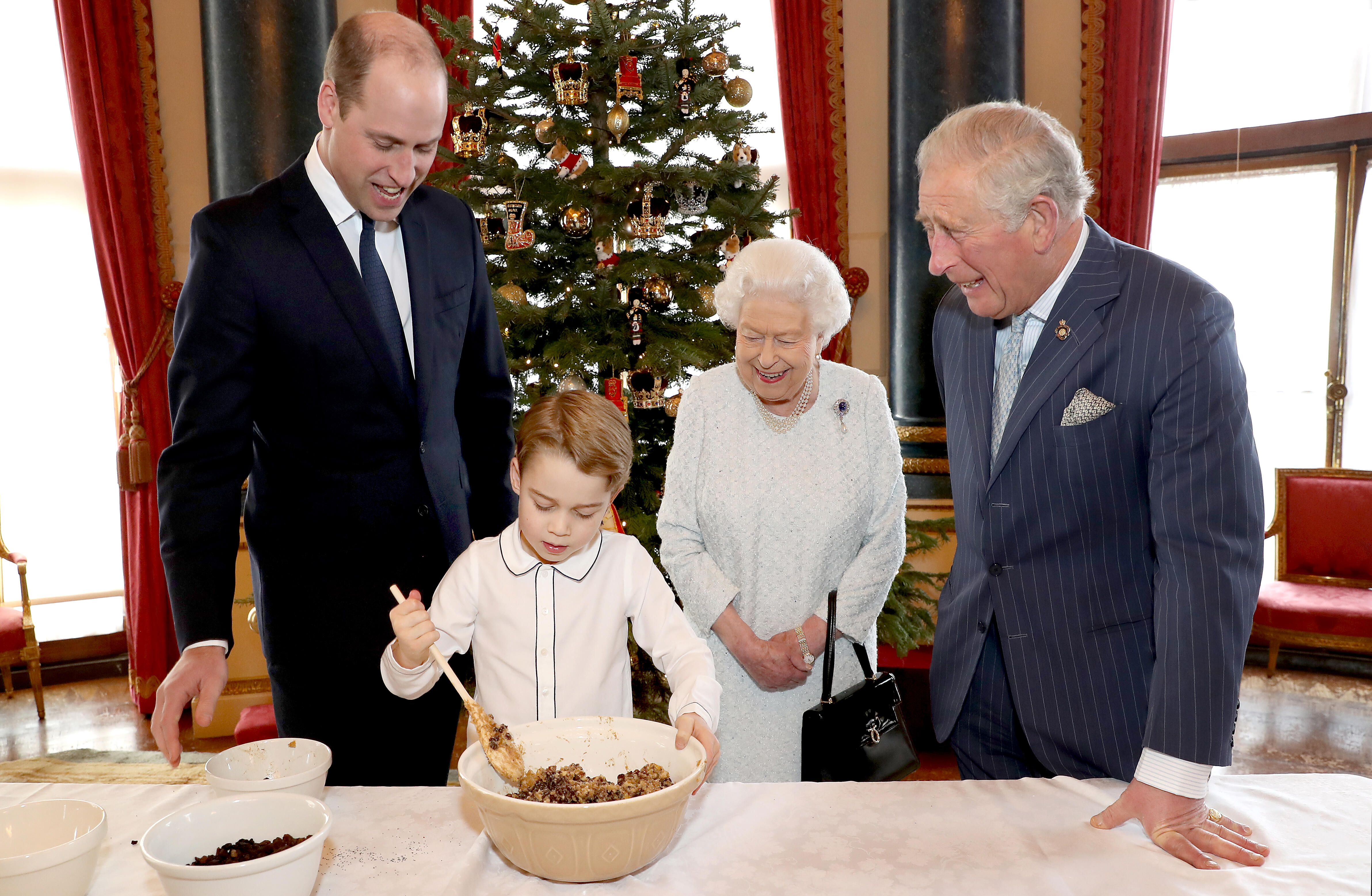 Prince Makes Christmas Pudding With Queen Elizabeth In New