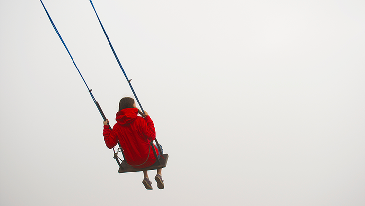 A Person On A Swing