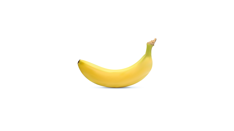 Close-Up Of Banana Against White Background  Nialif Surong / EyeEm via Getty