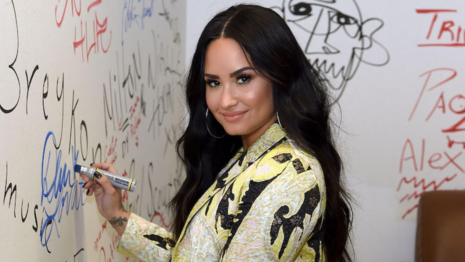 Demi Lovato Visits Music Choice