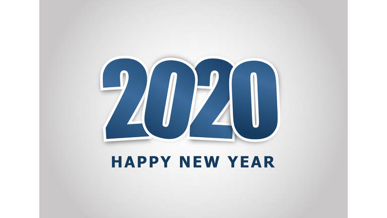 Happy new year 2020 background