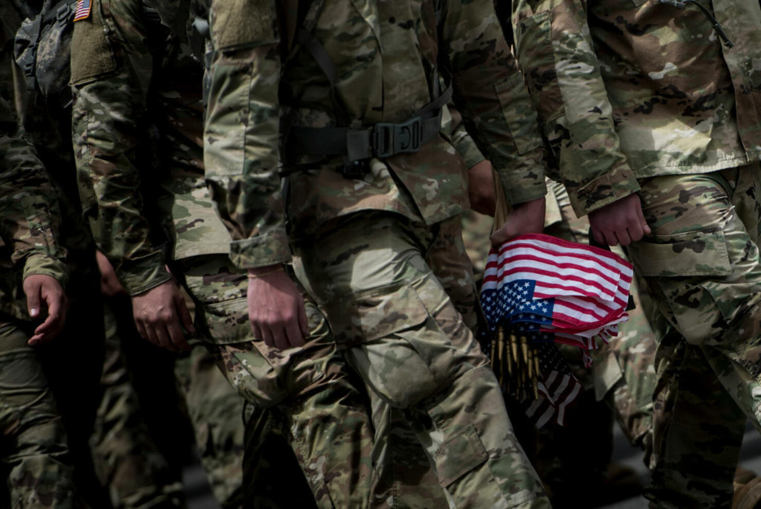 US-MILITARY-MEMORIAL DAY-FLAGS